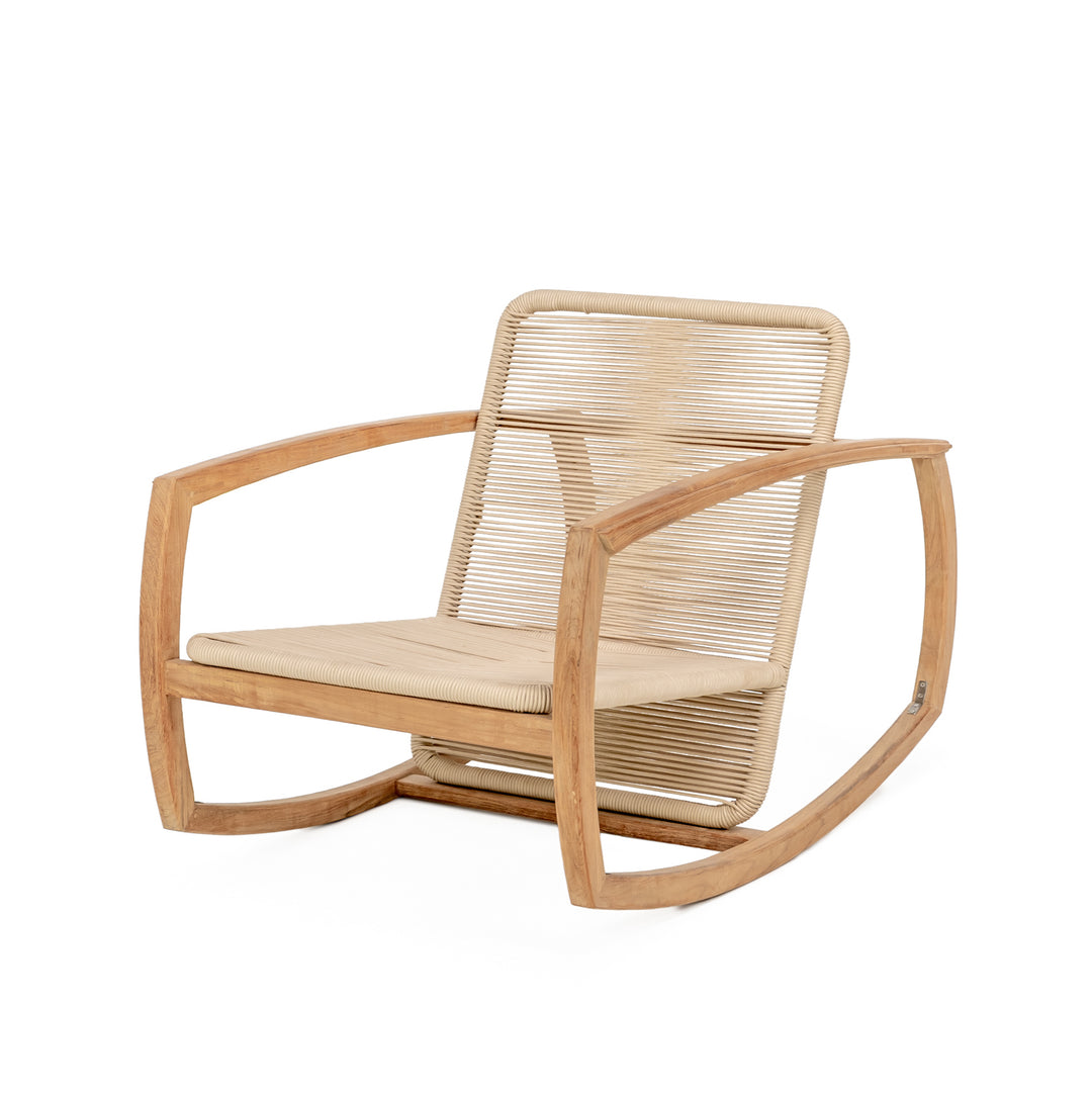 Outdoor Rocking Chair | Rocking Patio Chairs | Capri Collection – Teak ...