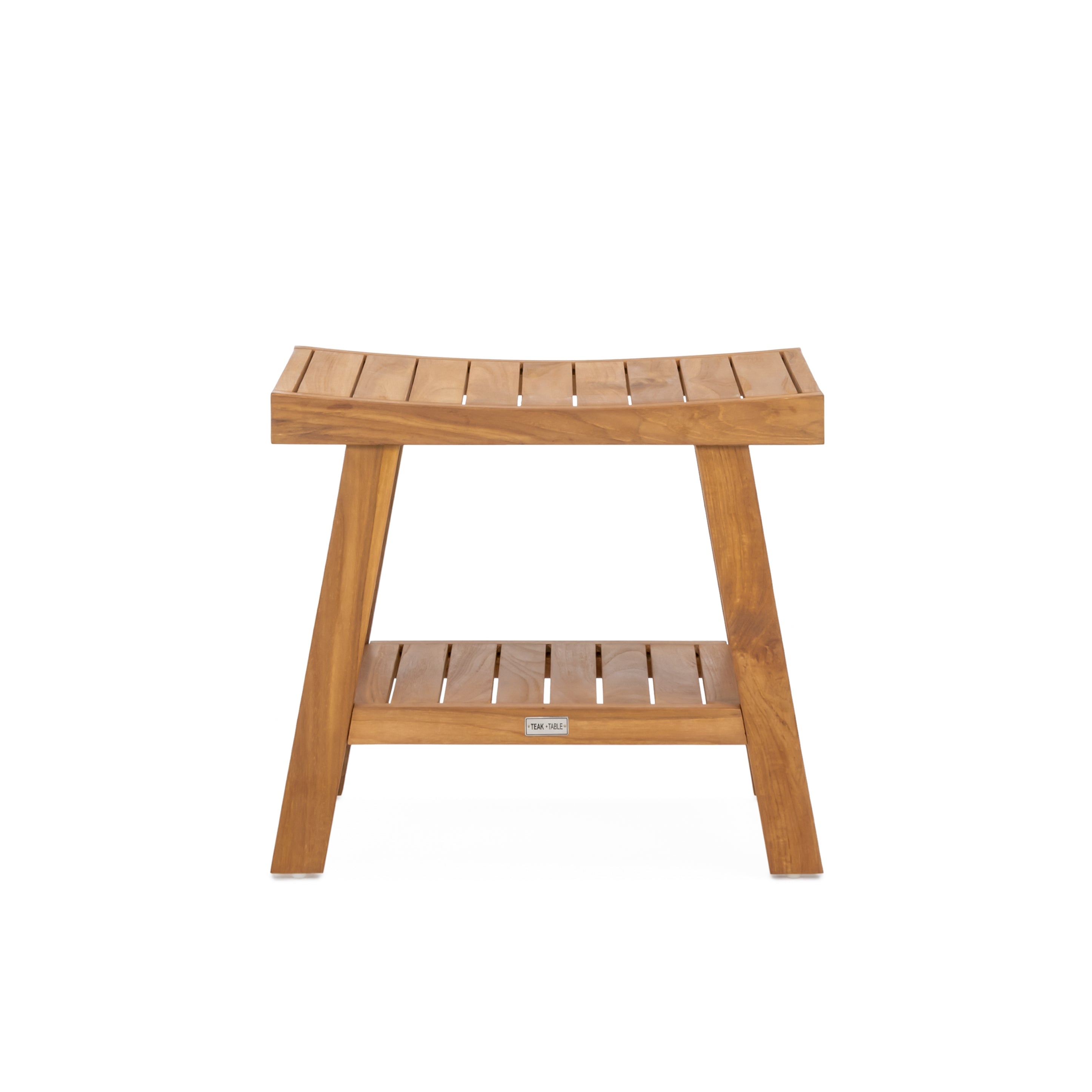 Spa Shower Stool Teak Table Outdoor